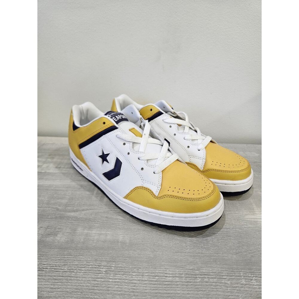 Size 11.5 - Converse Weapon Low Magic Johnson EUC Yellow White